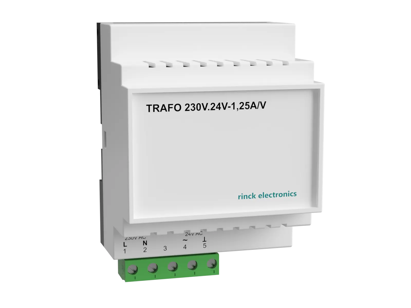 Produktfoto 1 von Rinck Electronic TRAFO 230V.24V-1,25A/V, Stromversorgung 230V/24V AC, 30VA