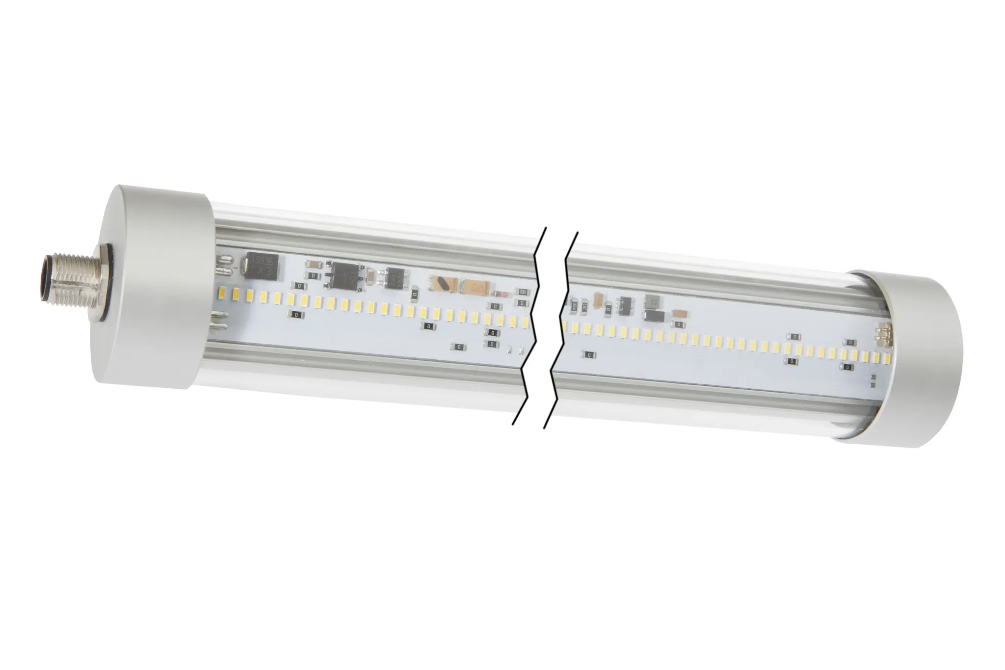 Produktfoto 1 von ipf Electronic AO000441, LED Maschinenleuchte, Ø45mm 210lang, Weißlicht, 8W