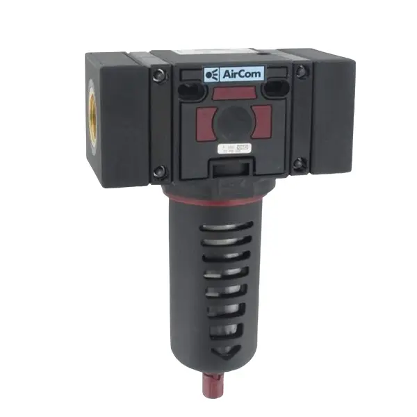AirCom F080-06G, Druckluftfilter Handablass mit halbautom. Entleerung