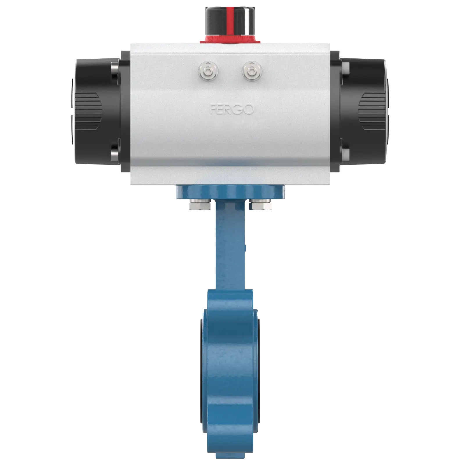 Produktfoto 1 von Fergo AK201 Absperrklappe DN 65 PN10/16 NBR einfachwirkend pneumatischer Antrieb