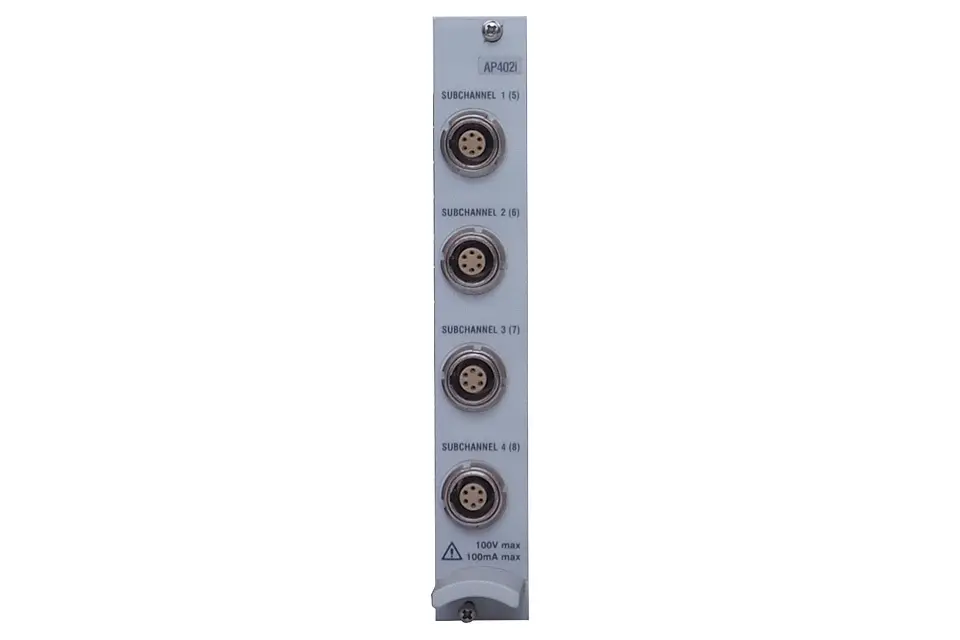 Produktfoto 1 von HBM Messtechnik 1-AP402I, Anschlussplatte für 4 Spannungen, Lemo