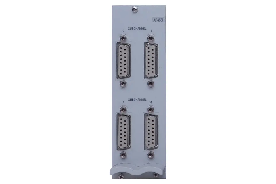 Produktfoto 1 von HBM Messtechnik 1-AP455I, 4-Kanal-Anschlussplatte mit 4,8 kHz TF