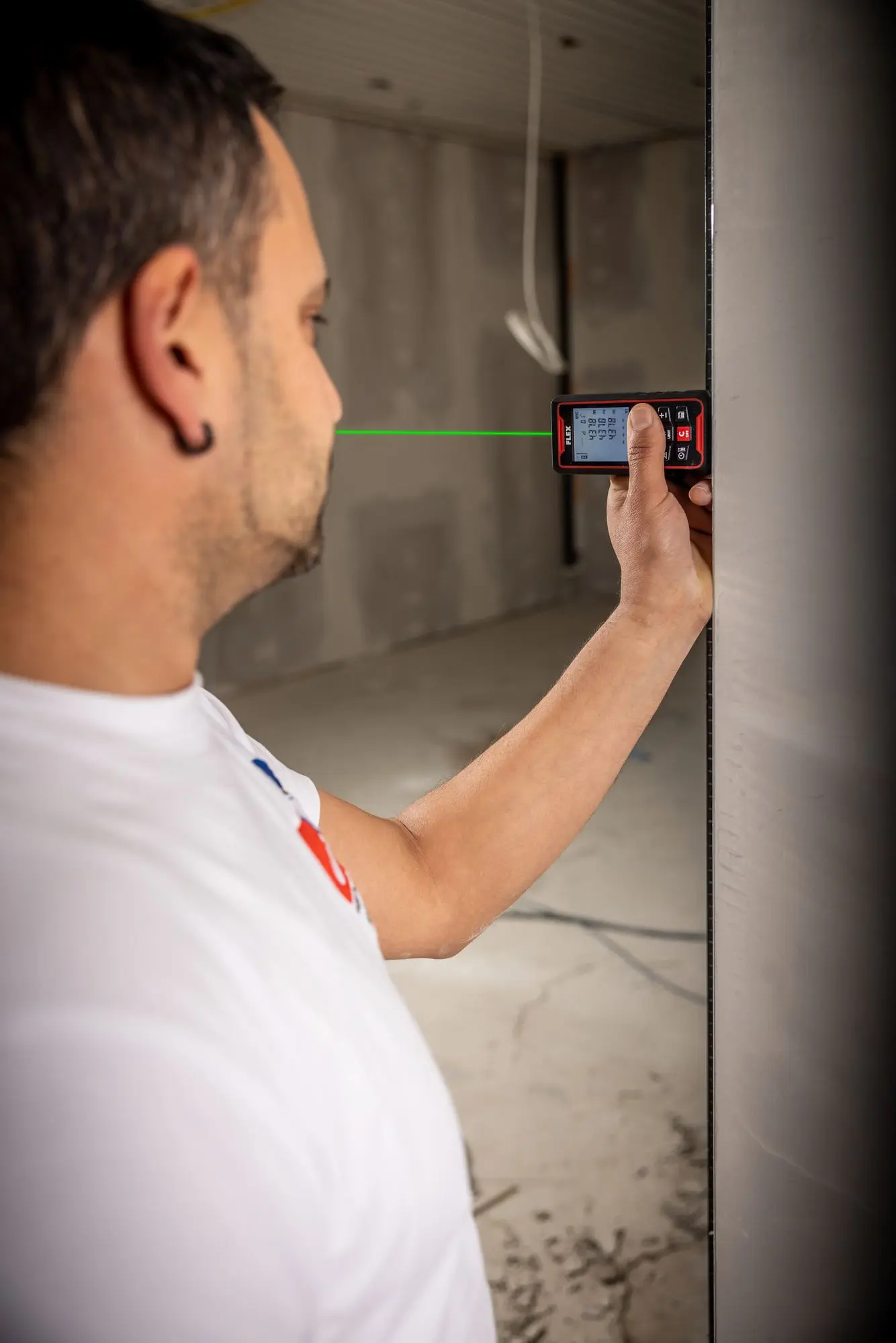 Produktfoto 1 von FLEX Tools 518964, Laser Entfernungsmesser ADM 100 G, grün bis 100 m