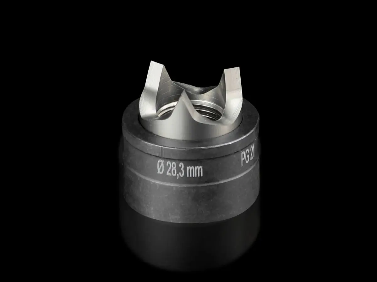 Rittal AS 4055.128, 4055128 Splitter hole punch, round for stainless steel, round, with triple splitting