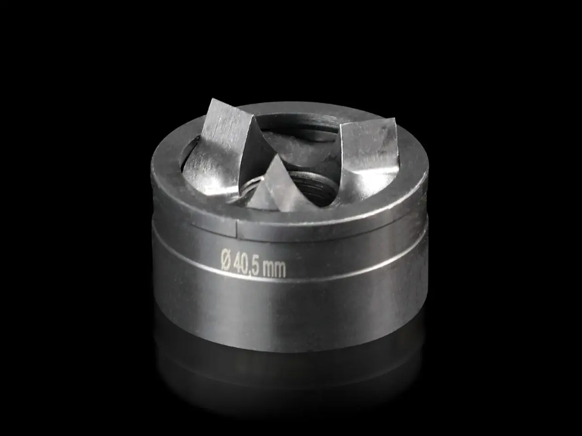 Produktfoto 1 von Rittal AS 4055.540, 4055540 Splitter hole punch, round for sheet steel, with triple splitting