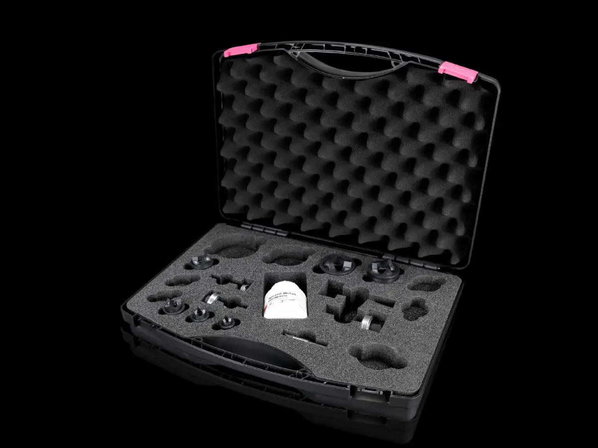Produktfoto 1 von Rittal AS 4055.581, 4055581 Splitter hole punch set, M12 to M40 for sheet steel, with triple splitting