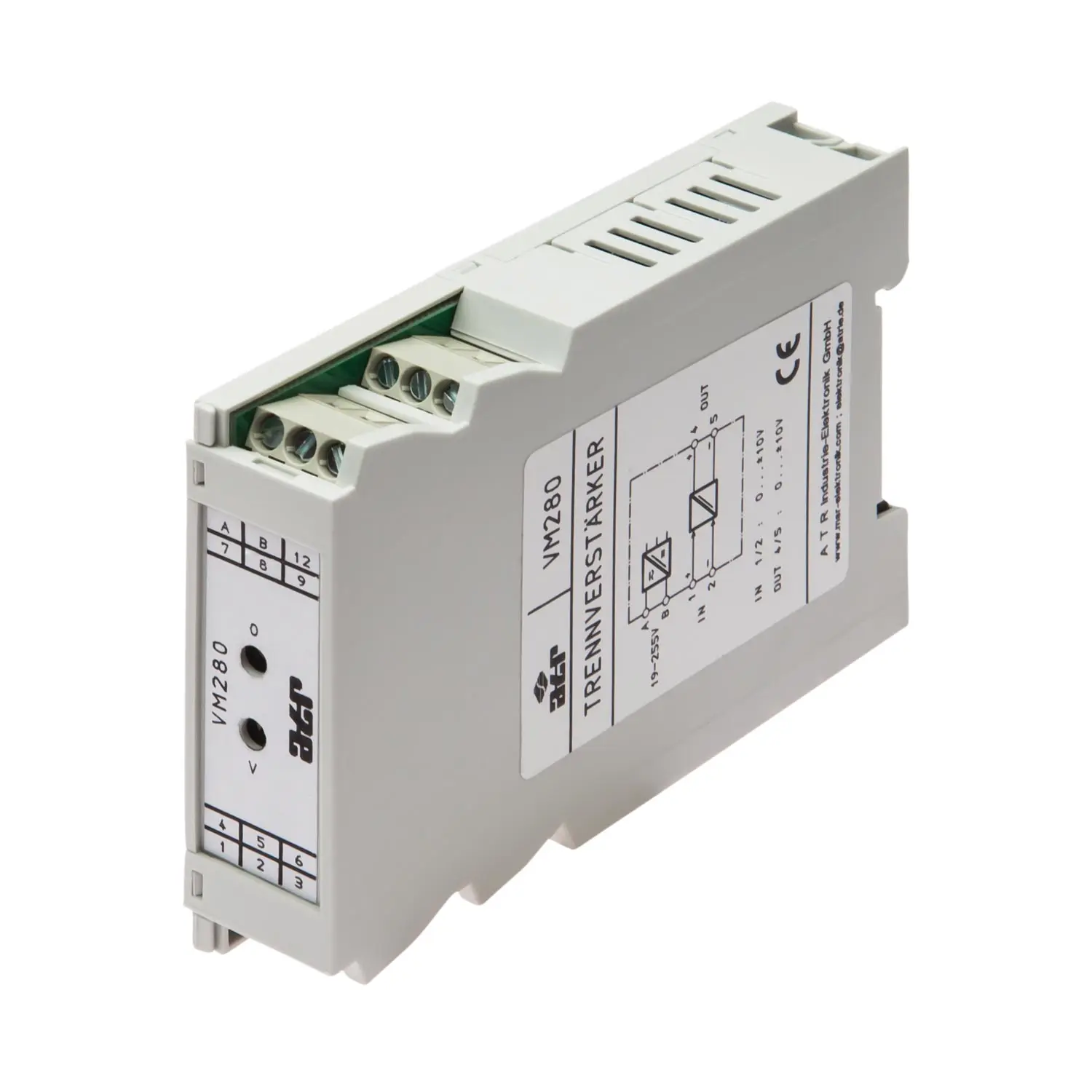 Produktfoto 1 von SIEMPELKAMP VM288/1, Trennverstärker VM288/1, 0...±60mV / 0...±10V / 25Hz