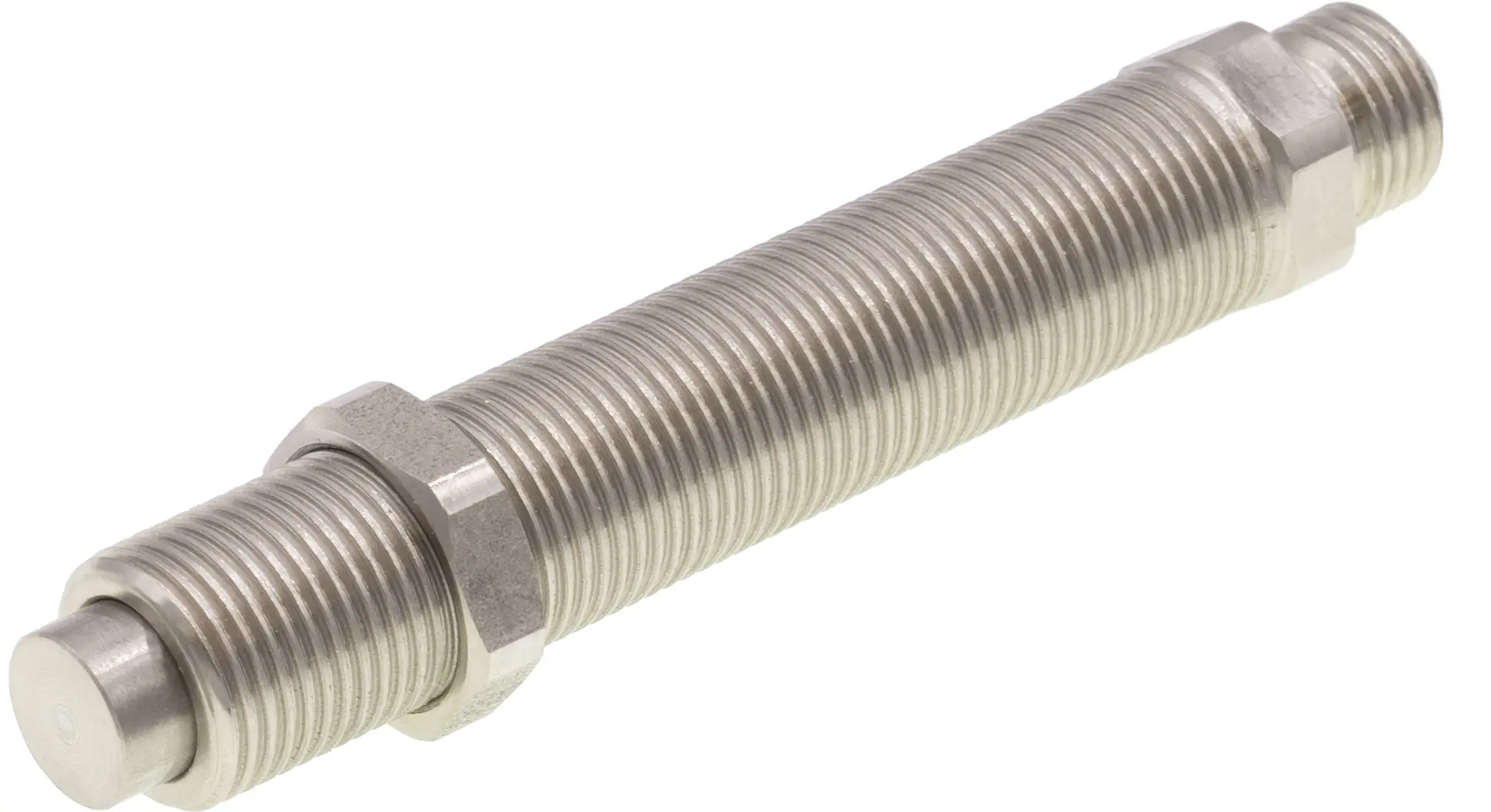 Produktfoto 1 von ipf Electronic AY000068, Zubehör Sensor, Anschlag, M12x1 77lang, VA, Stößel