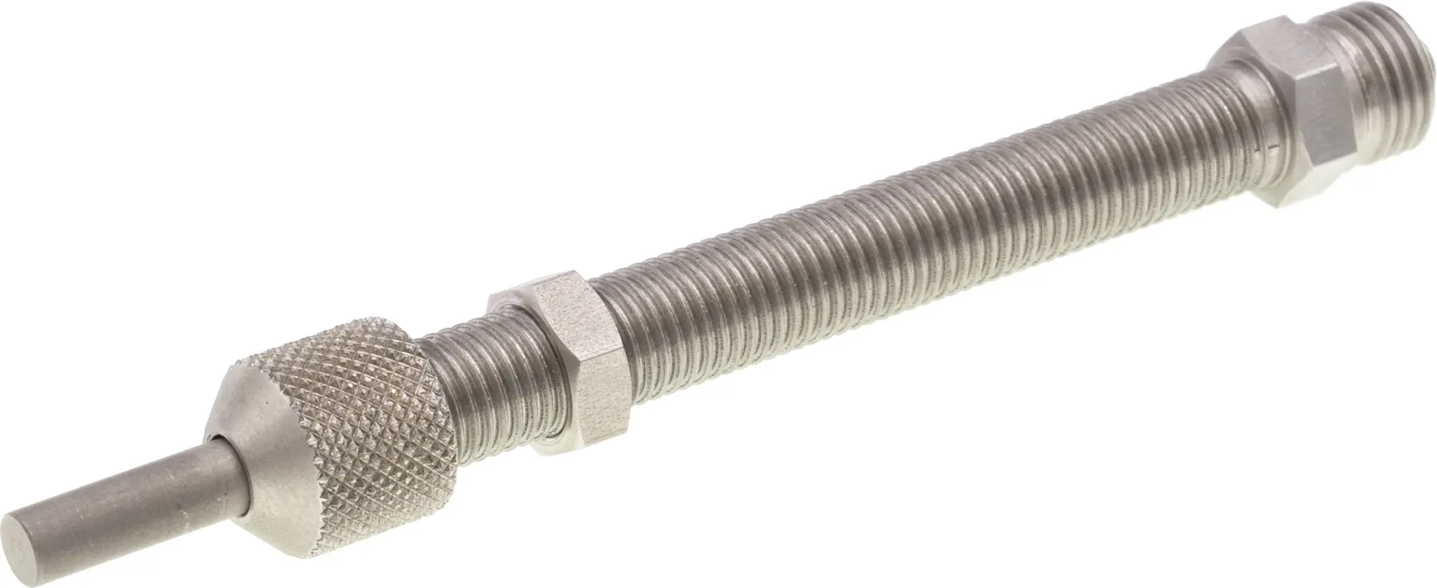 Produktfoto 1 von ipf Electronic AY000081, Zubehör Sensor, Anschlag, M8x1 99lang, Stahl, Stößel