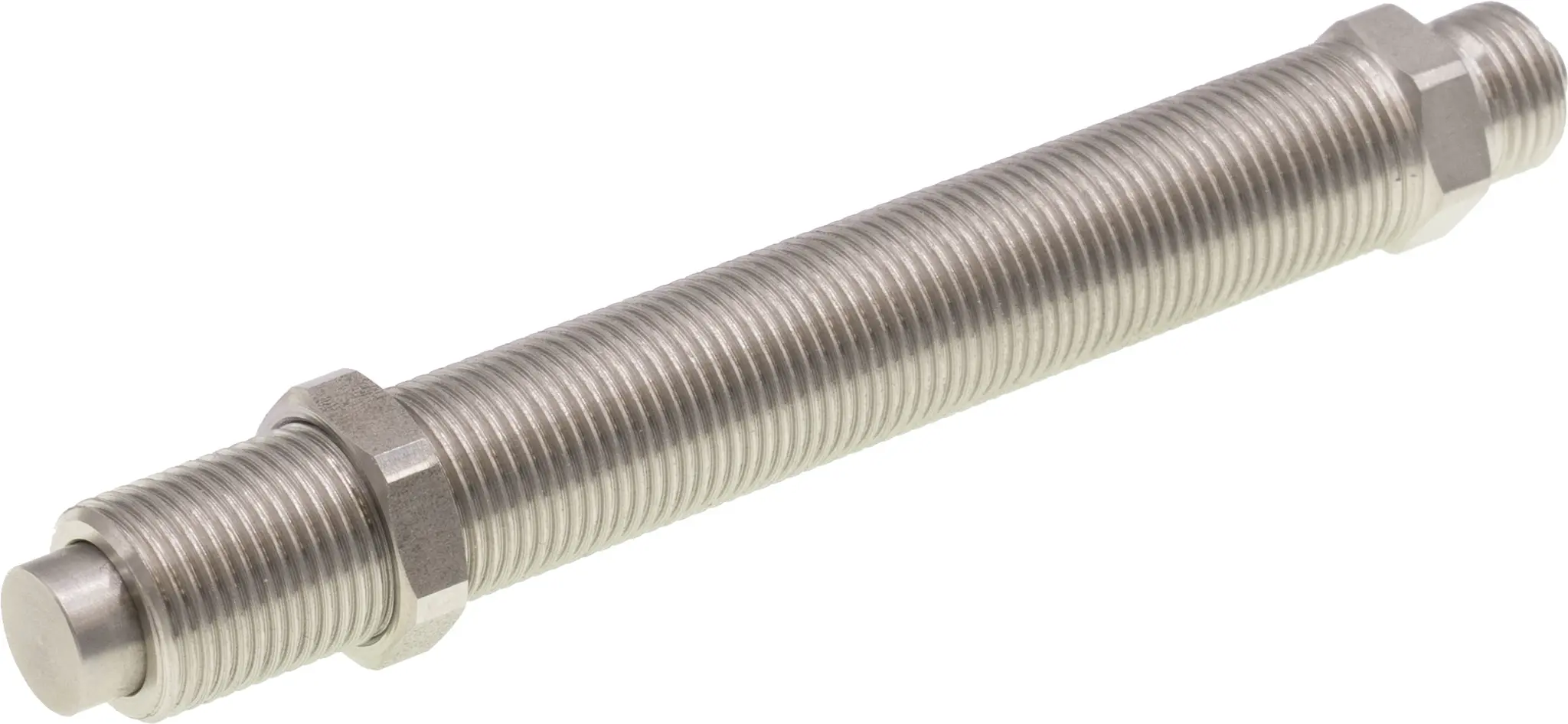 Produktfoto 1 von ipf Electronic AY000082, Zubehör Sensor, Anschlag, M12x1 97lang, Stahl, Stößel