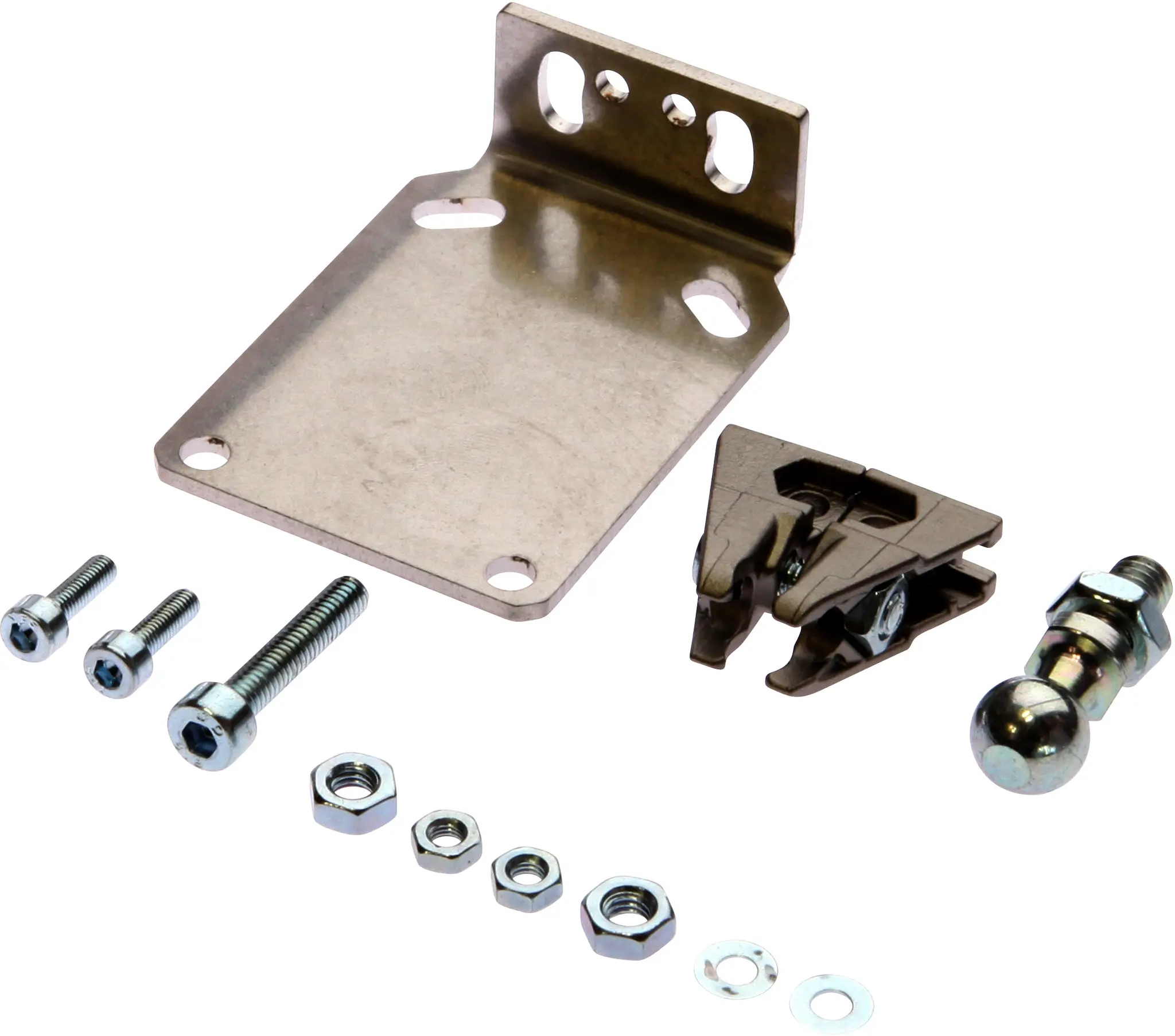 Produktfoto 1 von ipf Electronic AY000096, Zubehör Sensor, Befestigungskit, Metall, Kugelgelenk