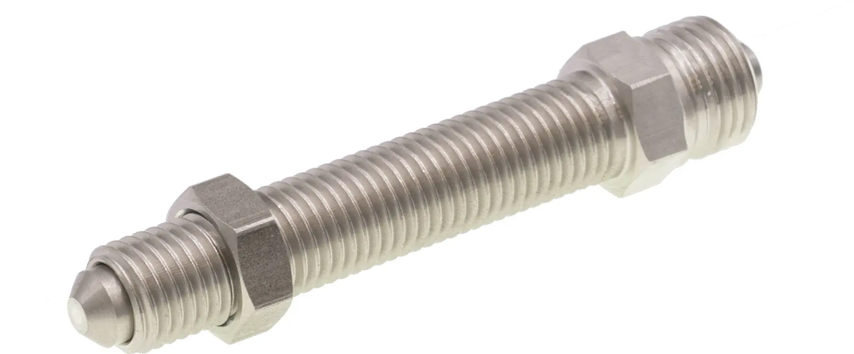 Produktfoto 1 von ipf Electronic AY000108, Zubehör Sensor, Anschlag, M8x1 56lang, Stahl, Stößel