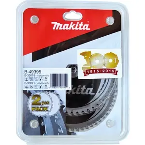 Produktfoto 1 von Makita B-49395, HM-Sägeb.-Set 165mm 2Stk