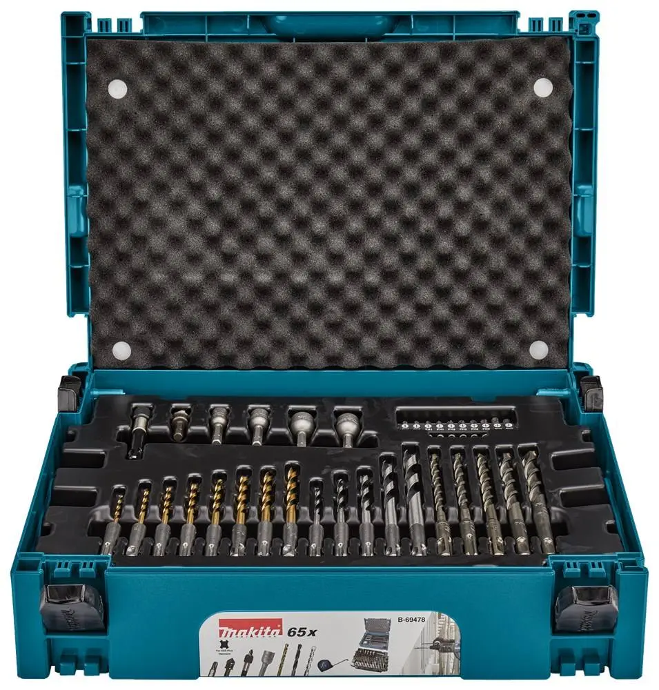 Produktfoto 1 von Makita B-69478, Bohr-Schraub und Bit-Set