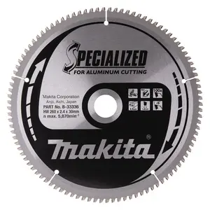 Produktfoto 1 von Makita B-33336, Kreissägeblatt SPECIALIZED 260 x 30 mm, 100 Zähne