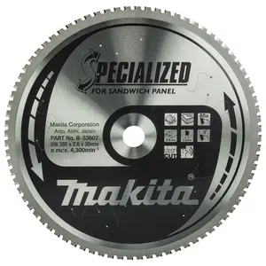 Produktfoto 1 von Makita B-33607, SPECIALIZED Sägeb.355x30x80Z