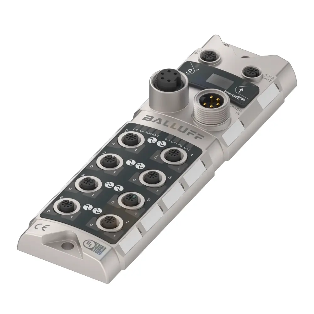 Produktfoto 1 von BALLUFF BNI ECT-508-105-Z015, Netzwerk-Module für EtherCAT, P/n: BNI0077