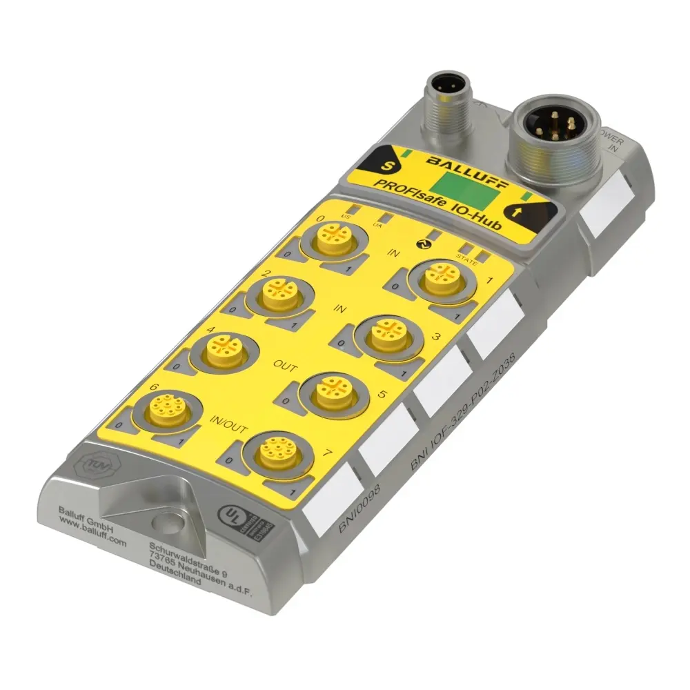Produktfoto 1 von BALLUFF BNI IOF-329-P02-Z038, Profisafe over IO-Link, P/n: BNI0098