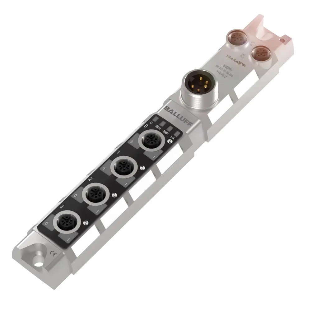 Produktfoto 1 von BALLUFF BNI ECT-507-005-Z040, Netzwerk-Module für EtherCAT, P/n: BNI009U