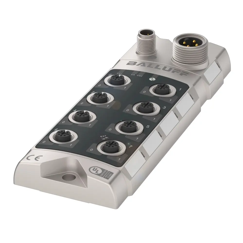 Produktfoto 1 von BALLUFF BNI IOL-302-S02-Z026, IO-Link-Sensor-/Aktorhubs, P/n: BNI00CP