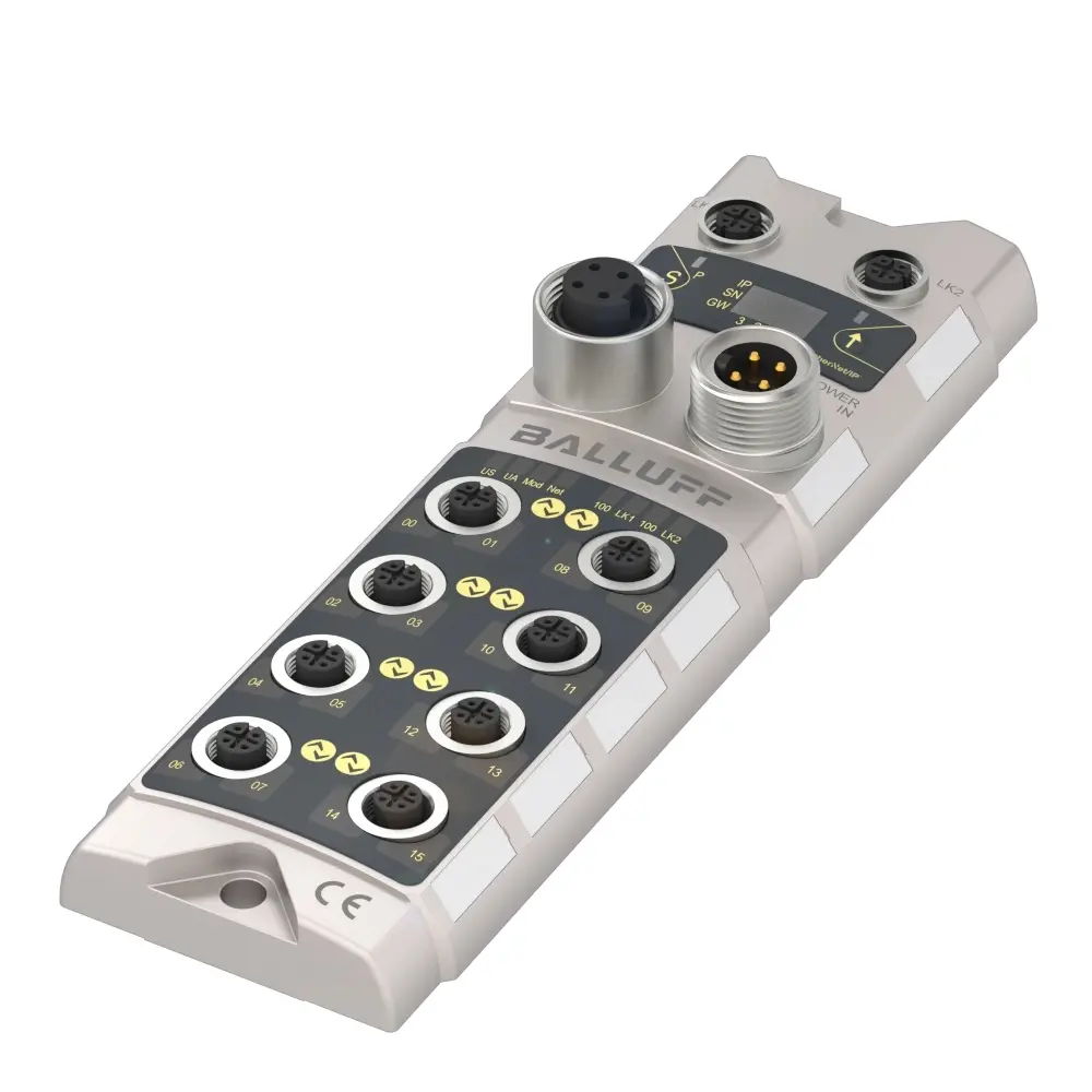 Produktfoto 1 von BALLUFF BNI EIP-508-105-Z015-C08, Netzwerk-Module für Ethernet/IP, P/n: BNI00EF