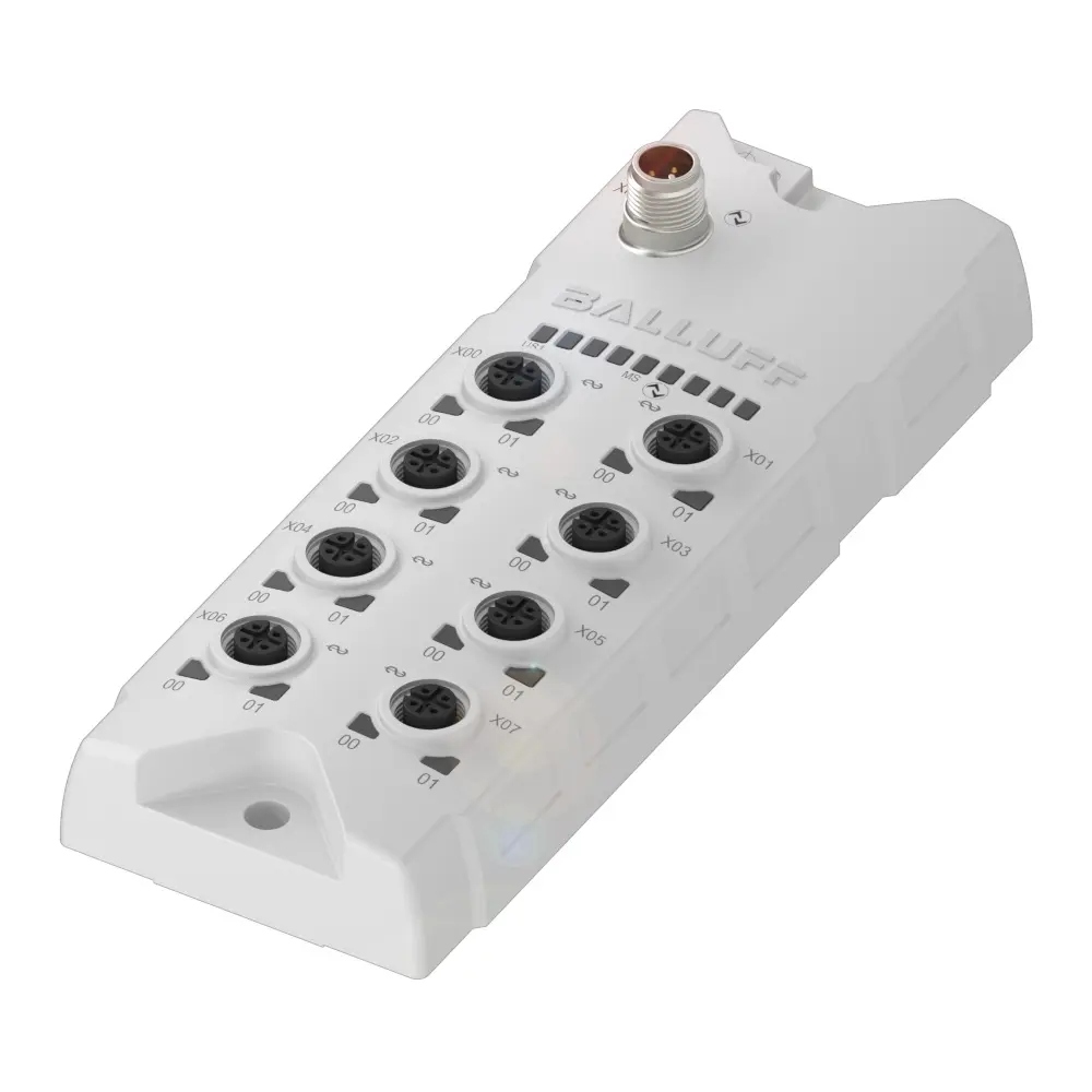 Produktfoto 1 von BALLUFF BNI IOL-728-S51-P012, IO-Link-Sensor-/Aktorhubs, P/n: BNI00FA