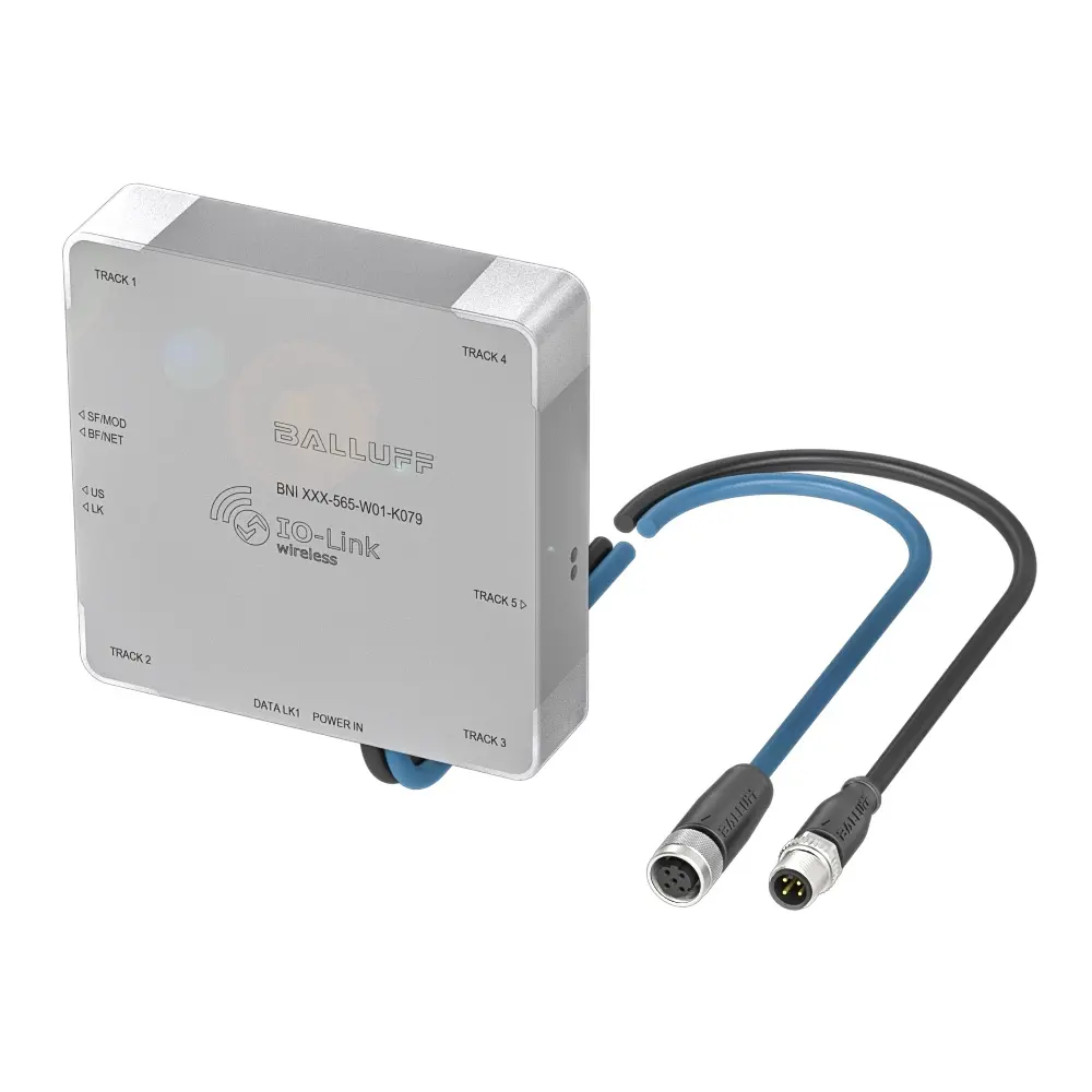 Produktfoto 1 von BALLUFF BNI PNT-565-W01-K079, IO-Link Wireless Netzwerk-Module, P/n: BNI00FE