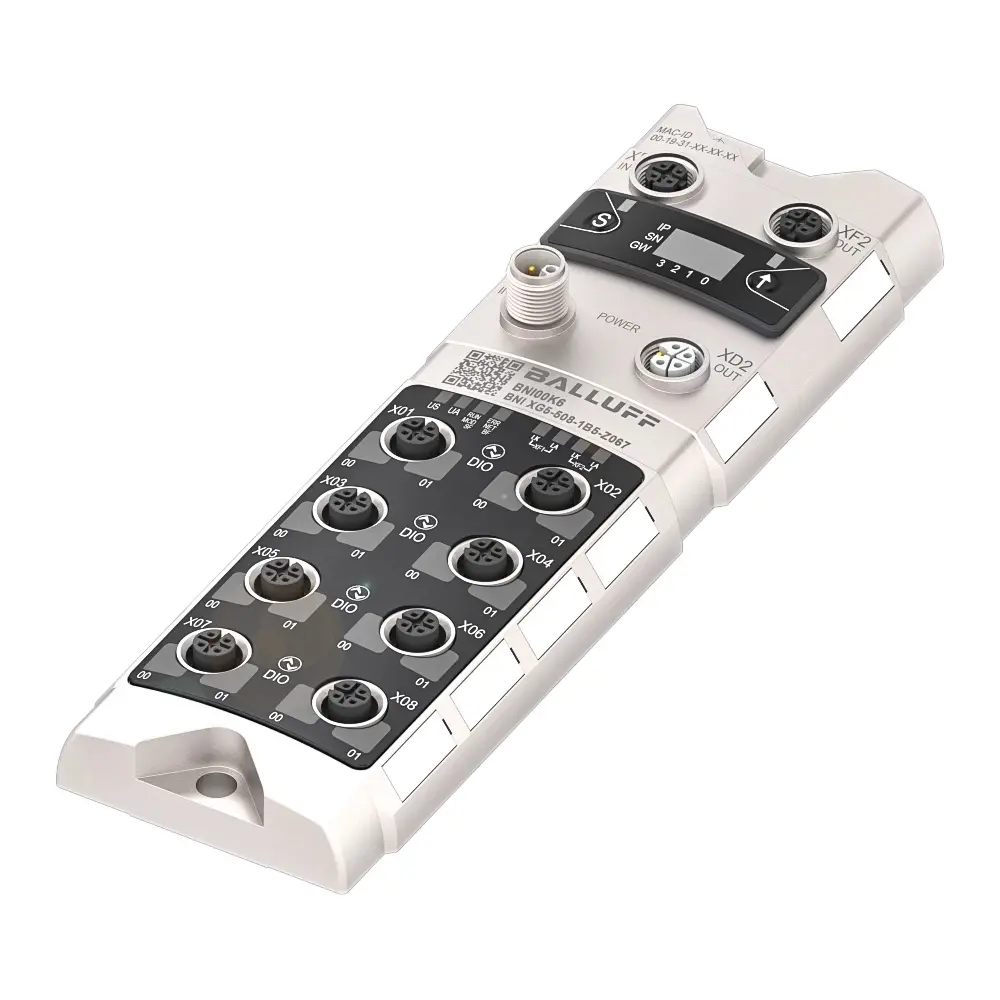 Produktfoto 1 von BALLUFF BNI XG5-508-1B5-Z067, Netzwerk-Module mit Multiprotokoll, P/n: BNI00K6