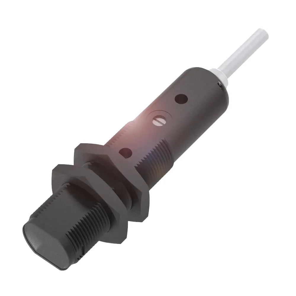 Produktfoto 1 von BALLUFF BOS 18KF-NA-1HA-C-02, Zylindr. Lichttaster M18+unterschiedl. Licht