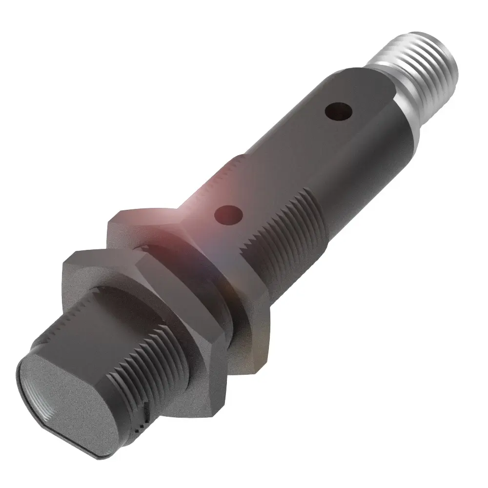 Produktfoto 1 von BALLUFF BOS 18KF-NA-1HA-S4-C, Zylindr. Lichttaster M18+unterschiedl. Licht