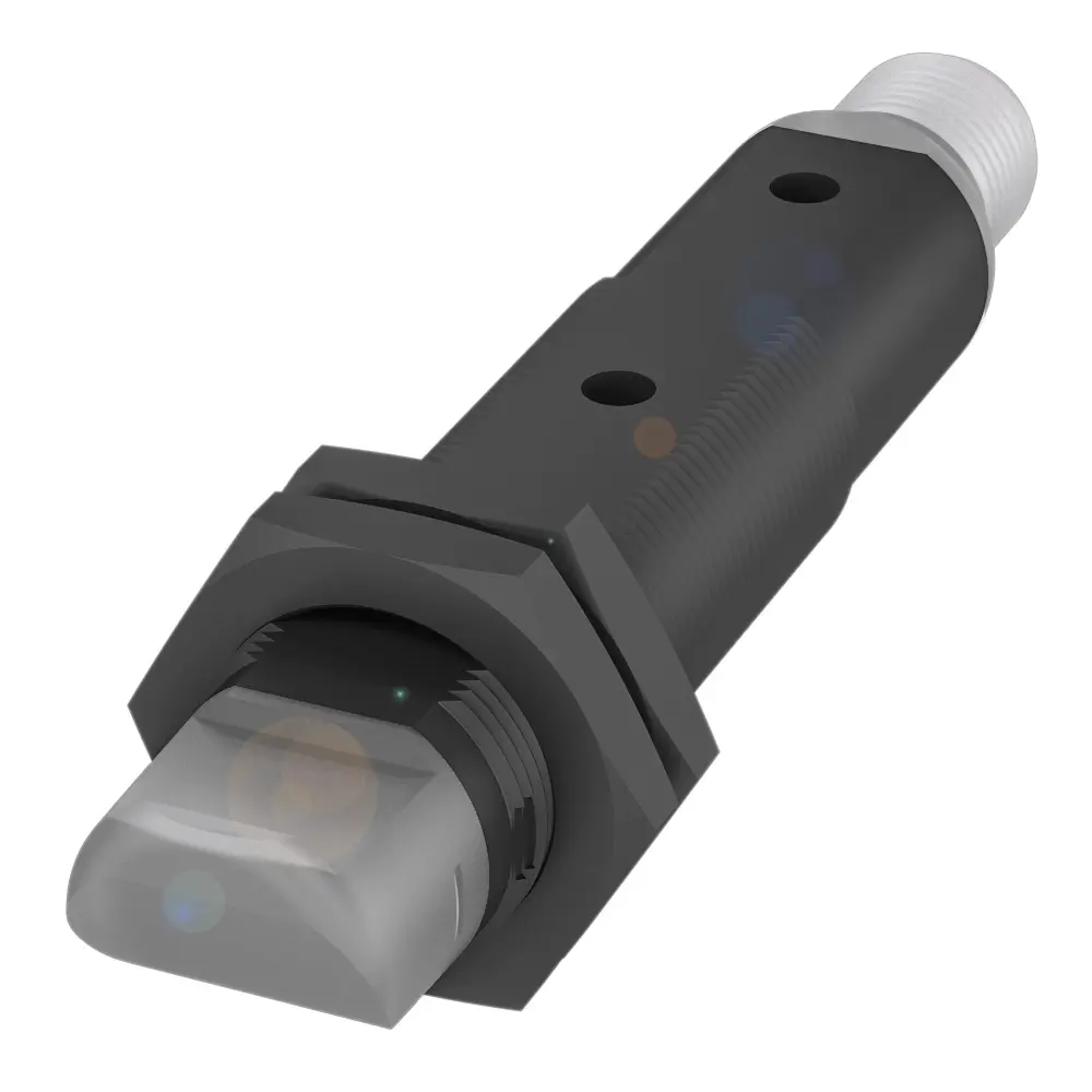Produktfoto 1 von BALLUFF BOS 18KW-PA-1PD-S4-C, Zylindr. Lichttaster M18+unterschiedl. Licht