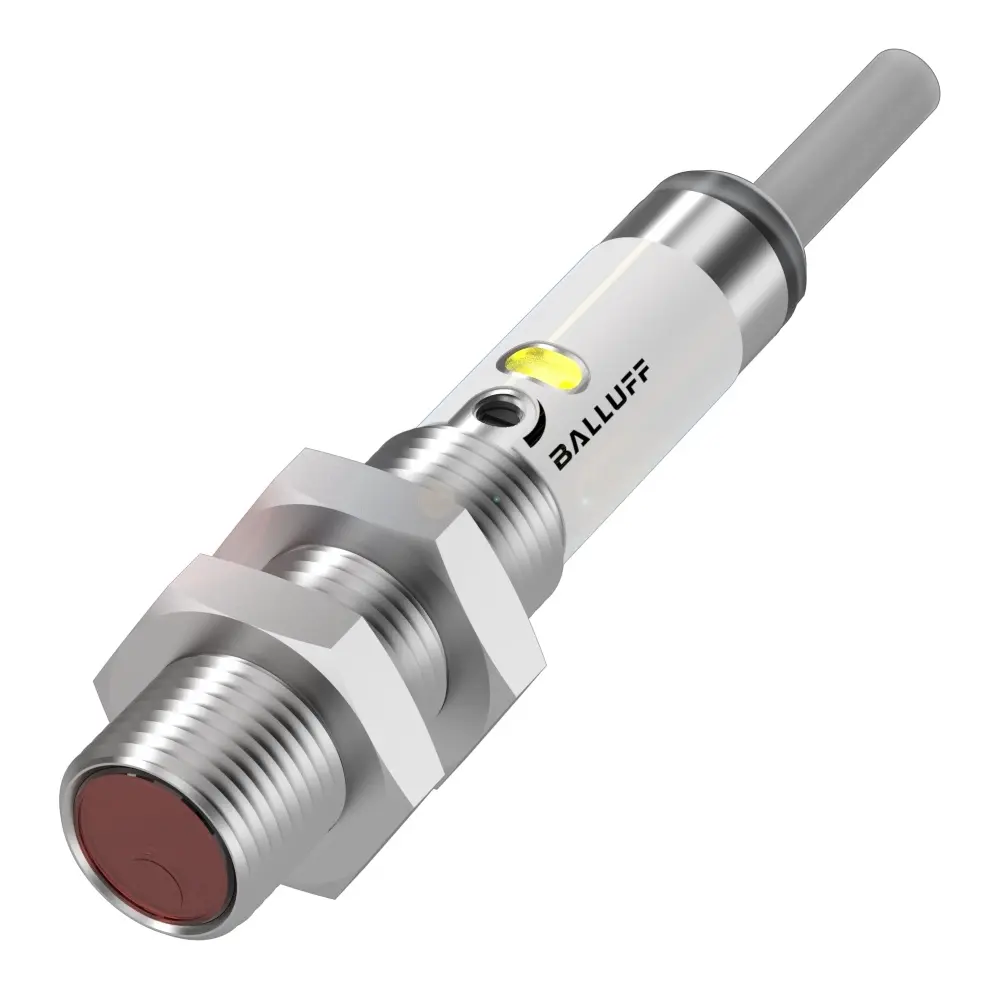 Produktfoto 1 von BALLUFF BOS 12M-PS-RD10-02, Zylindrische Lichttaster M12