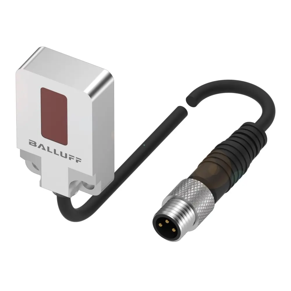 Produktfoto 1 von BALLUFF BOS R01E-PS-KF20-00,2-S49, Kubische Lichttaster f. Washdown