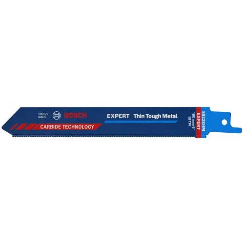 Produktfoto 1 von BOSCH 2608900362, Expert ‘Thin Tough Metal’ S 922 EHM Säbelsägeblatt, 10 Stück