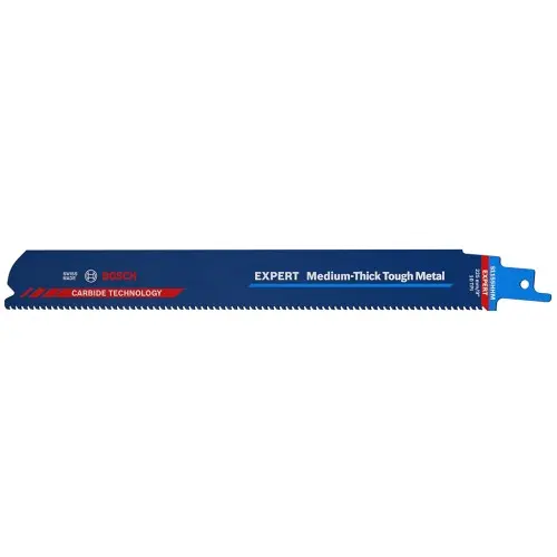 Produktfoto 1 von BOSCH Expert ‘Medium-Thick Tough Metal’ S 1155 HHM Säbelsägeblatt, 3 Stück