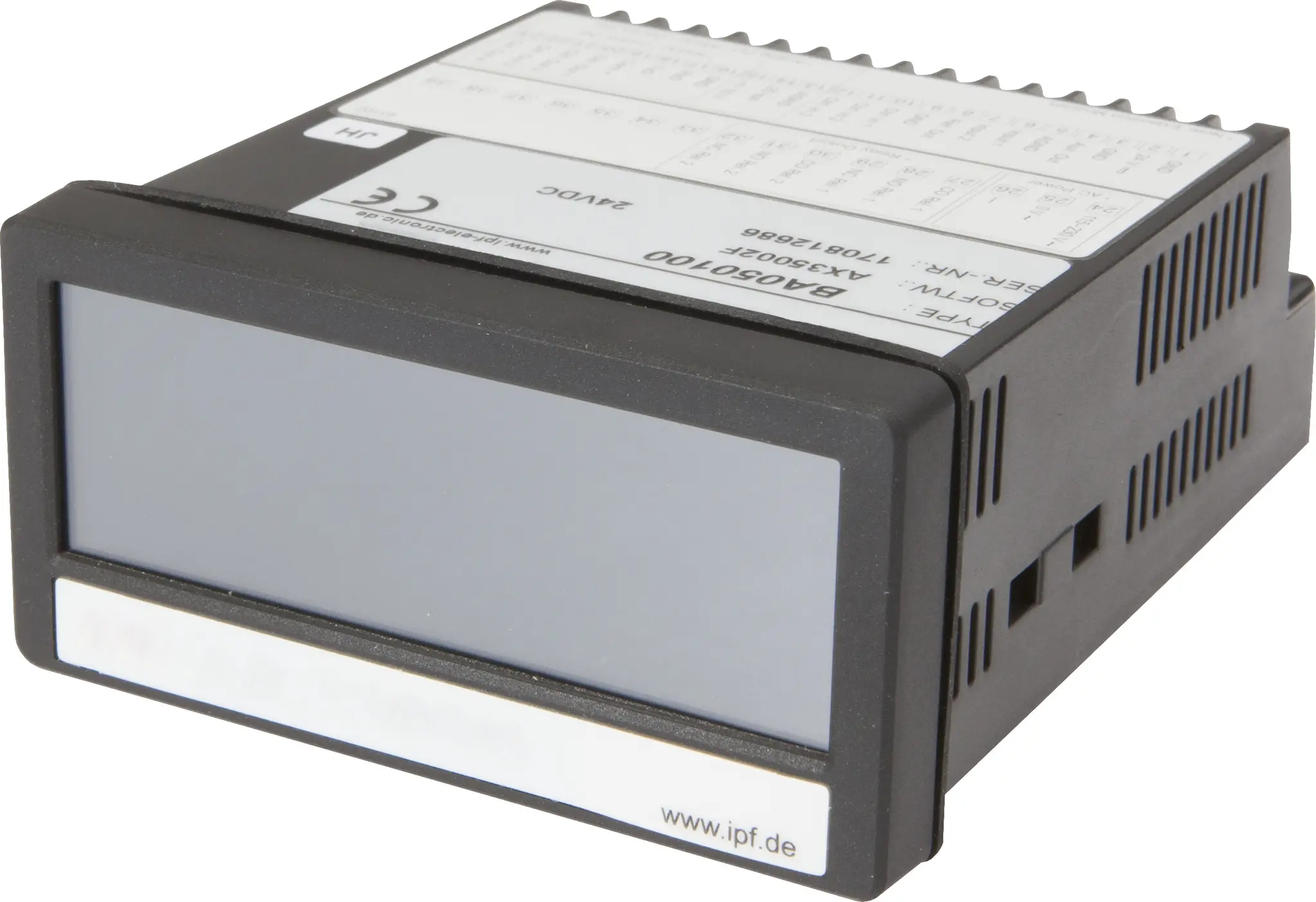 Produktfoto 1 von ipf Electronic BA050100, Messumformer, Analog / Digital, Touchdisplay