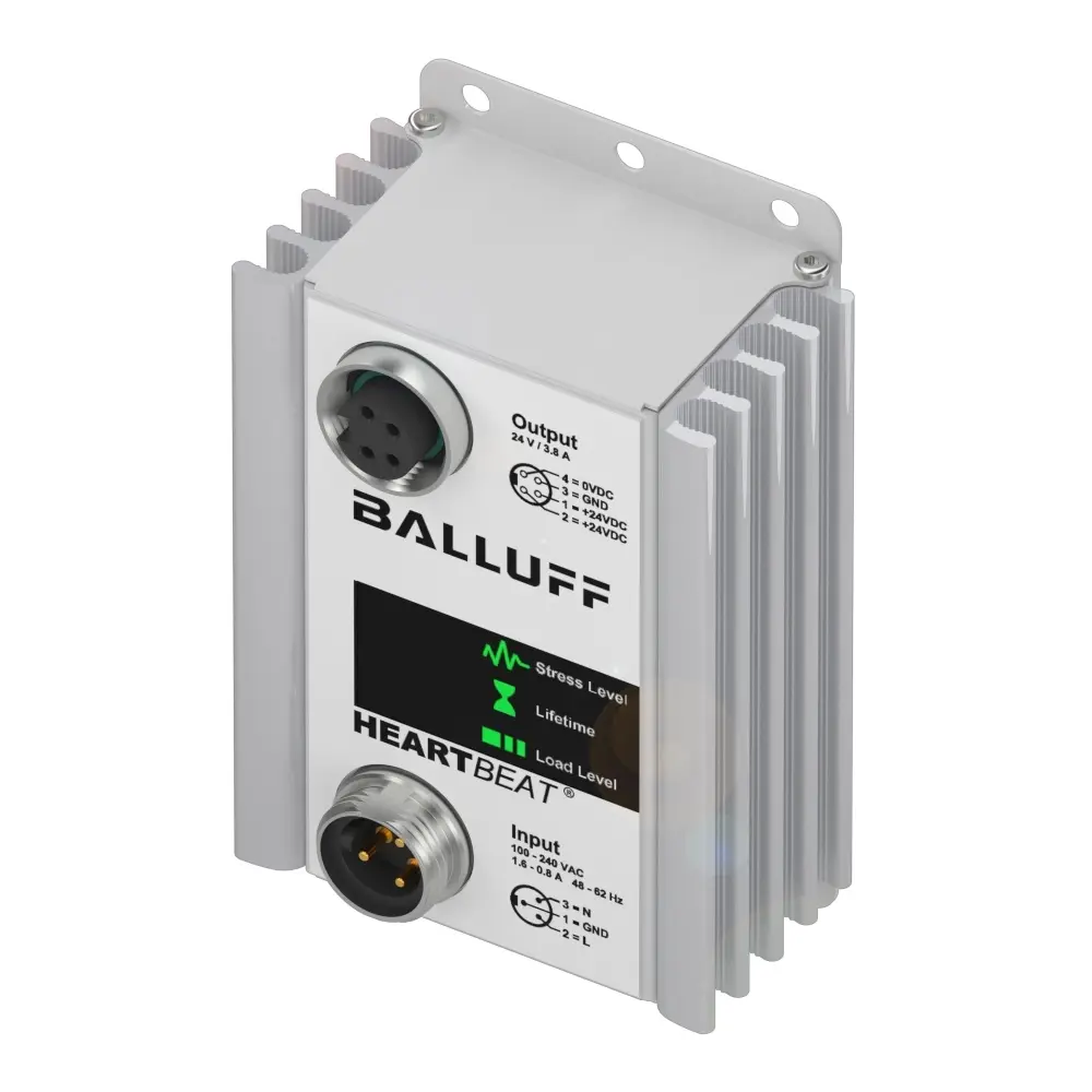 Produktfoto 1 von BALLUFF BAE PS-XA-1W-24-038-607, Heartbeat®-Netzgeräte, P/n: BAE00FW