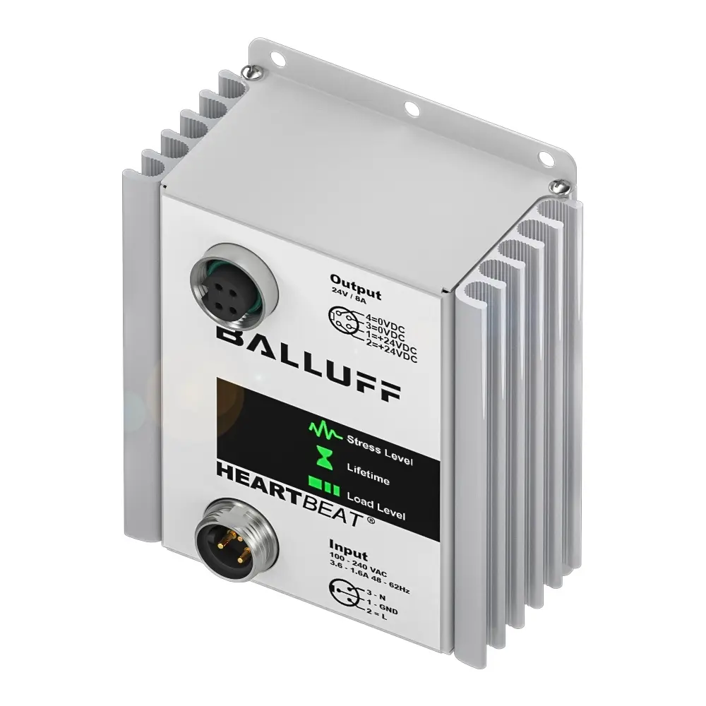 Produktfoto 1 von BALLUFF BAE PS-XA-1W-24-080-604, Heartbeat®-Netzgeräte, P/n: BAE00ET