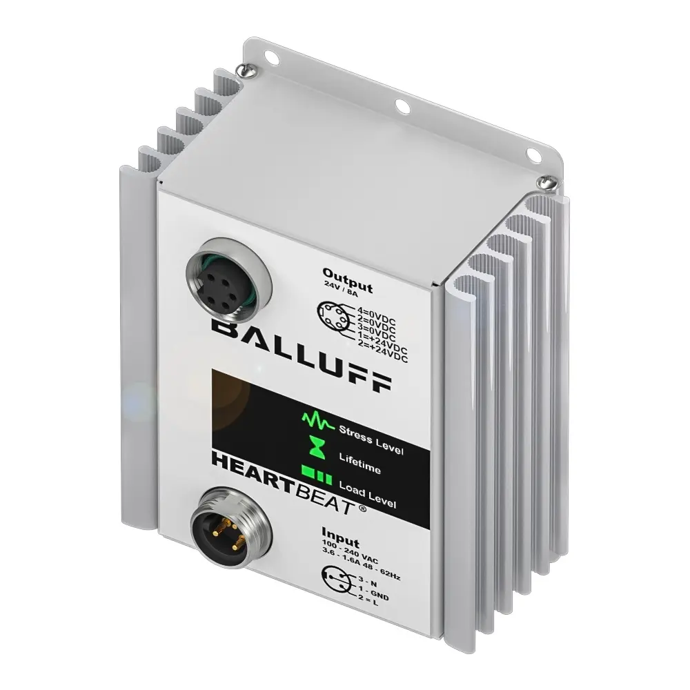 Produktfoto 1 von BALLUFF BAE PS-XA-1W-24-080-605, Heartbeat®-Netzgeräte, P/n: BAE00FL