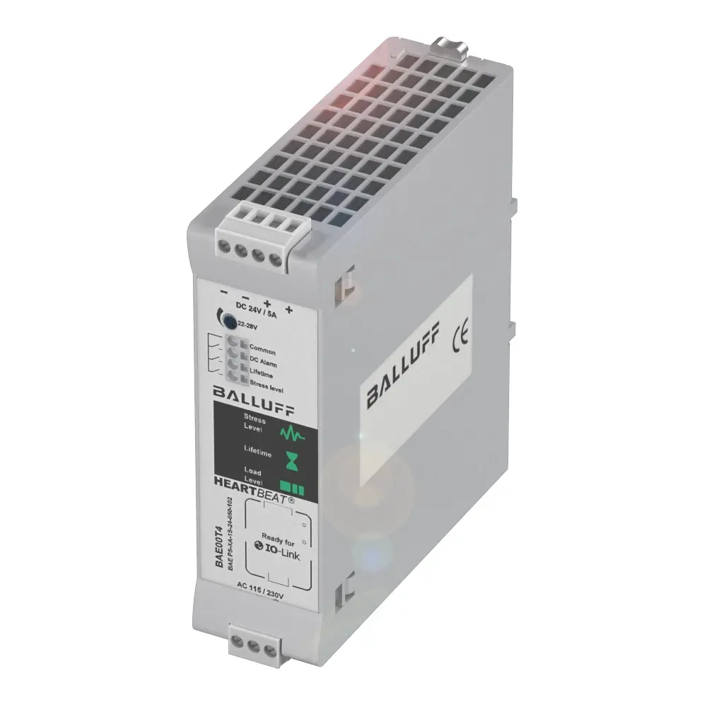 Produktfoto 1 von BALLUFF BAE PS-XA-1S-24-050-102, Heartbeat®-Netzgeräte mit IO-Link-Schnittstelle