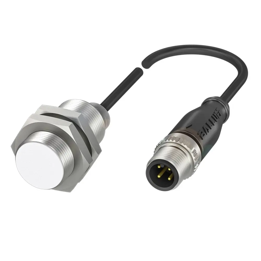 Produktfoto 1 von BALLUFF BAW M18ME-UAC50B-BP01,5-GS04-003, Induktive Abstandssensoren, BAW004W
