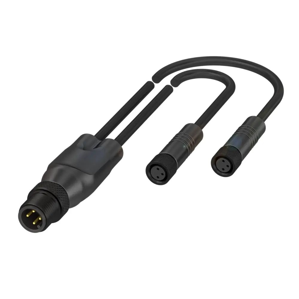 Produktfoto 1 von BALLUFF BCC W414-W313-W313-U2049-003, Y-Verteiler, P/n: BCC0EW3