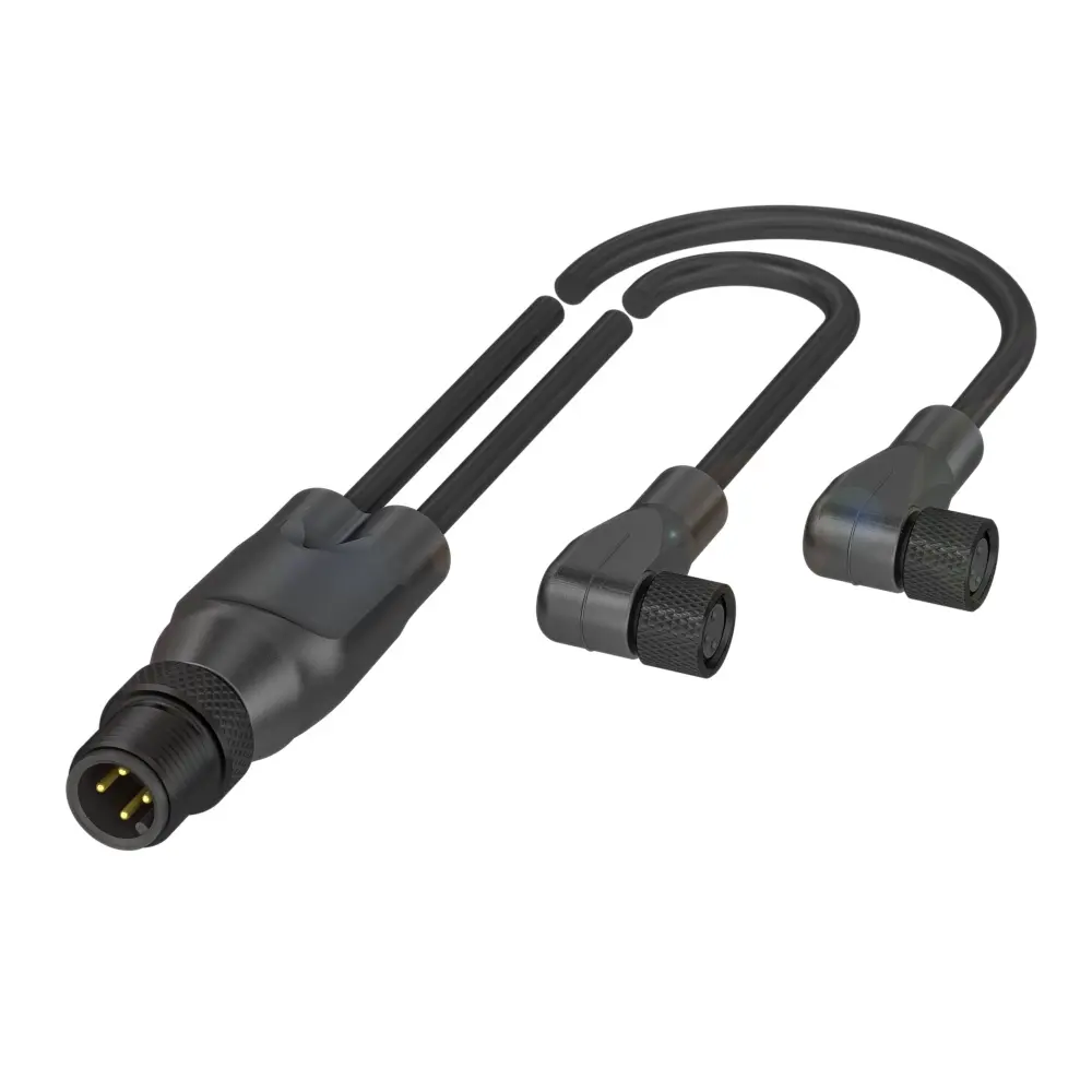 Produktfoto 1 von BALLUFF BCC W414-W323-W323-U2049-003, Y-Verteiler, P/n: BCC0EW5