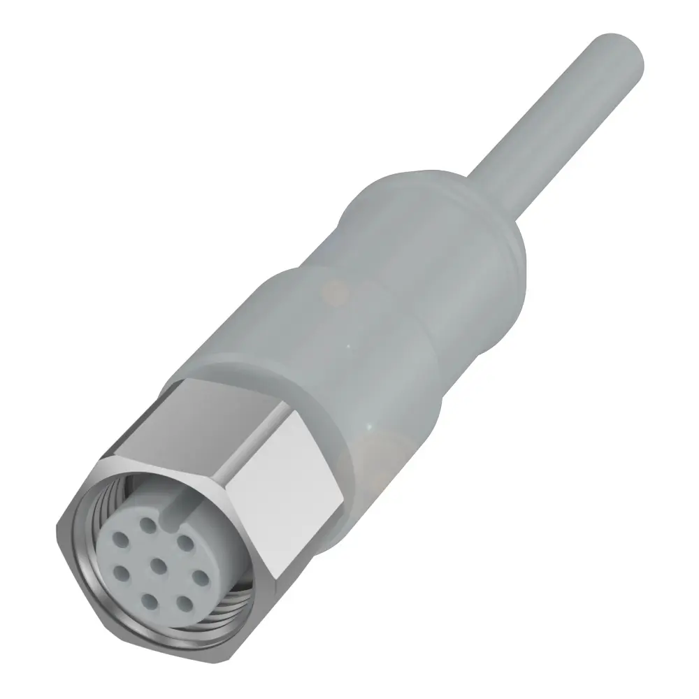 Produktfoto 1 von BALLUFF BCC S4B8-0000-1A-045-YX8825-150-C009, Kabel f. Lebensmittel