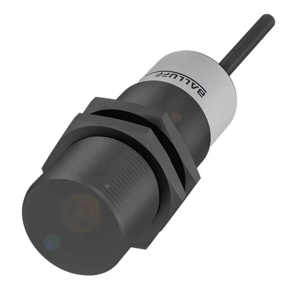 Produktfoto 1 von BALLUFF BCS M30KN2-UST15G-AV02, Zylindrische Ausführung mit M30-Gewinde, BCS000W