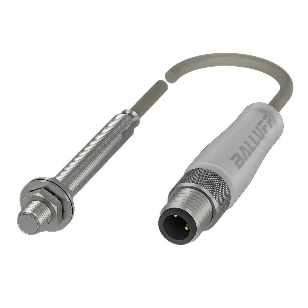 Produktfoto 1 von BALLUFF BES M05EG-POD08B-ES00,2-GS49-T, Temperaturfeste induktive Sensoren