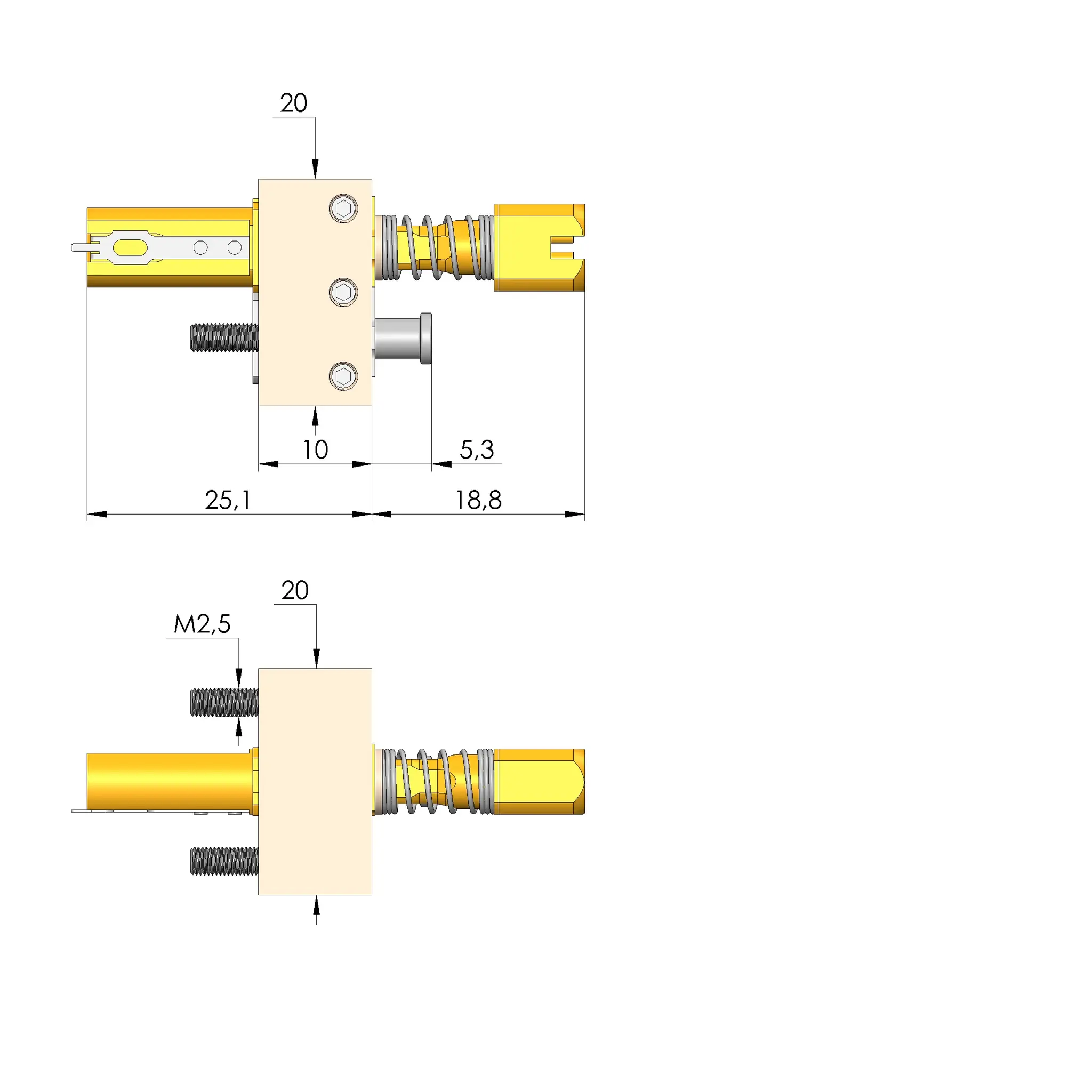 Produktfoto 1 von Ingun BKS-802 HMTD-2-1VS, KS-Baugruppe, bestückt