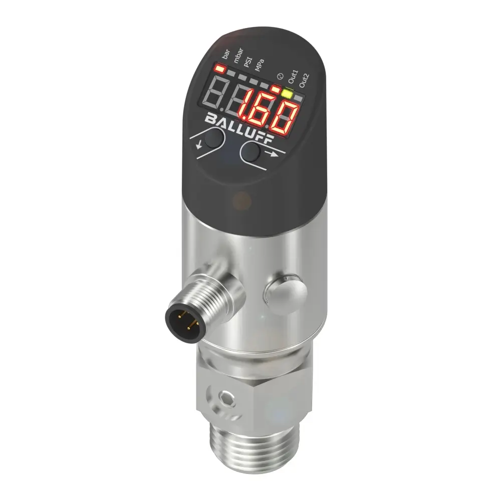 Produktfoto 1 von BALLUFF BSP B010-IV010-P00S2B-S4, Drucksensor, P/n: BSP00ZY