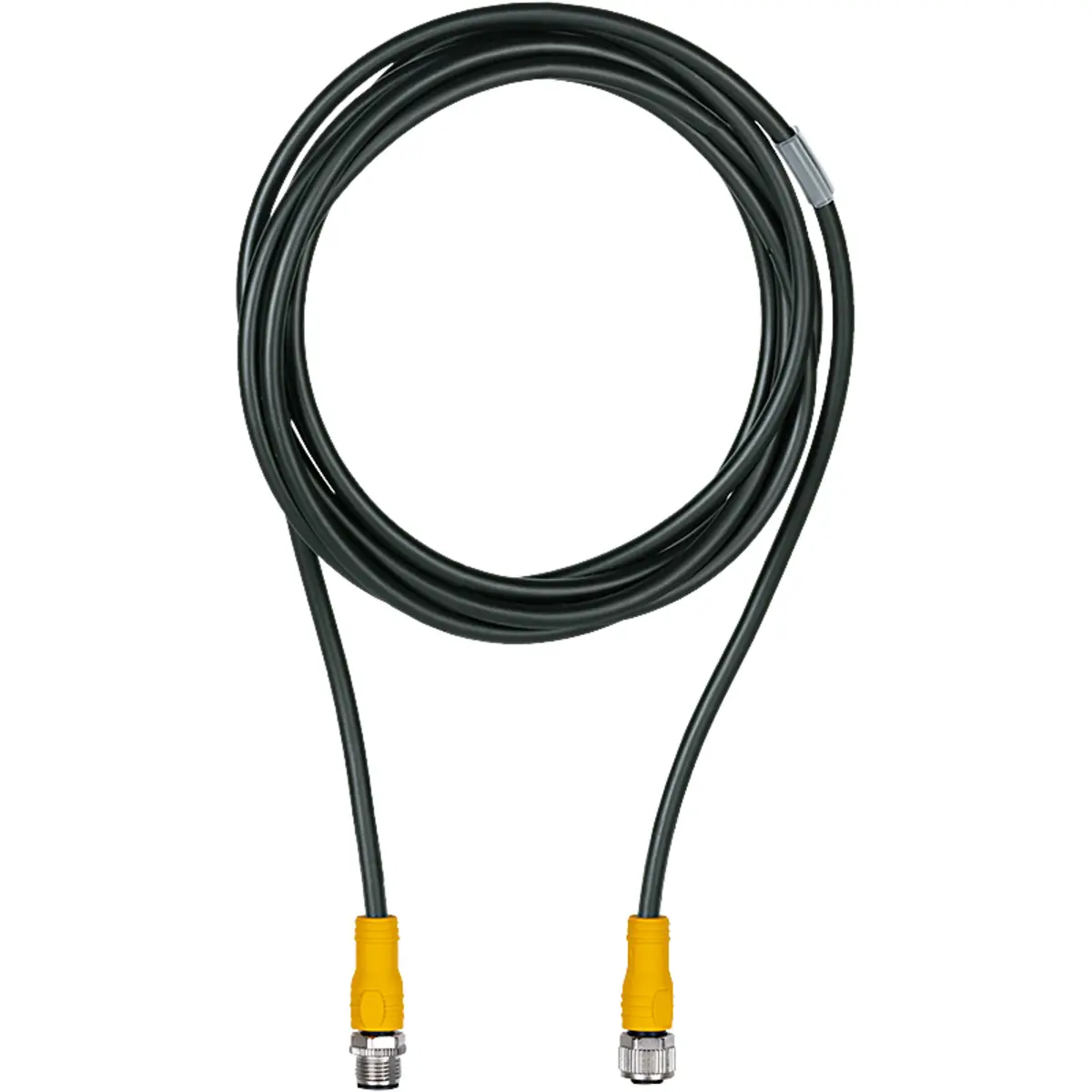 Produktfoto 1 von PILZ Cable/FC/M12-5SMX/M12-5SFX/A/010/0Q34/BK Anschlusstechnik P/N: C1000018