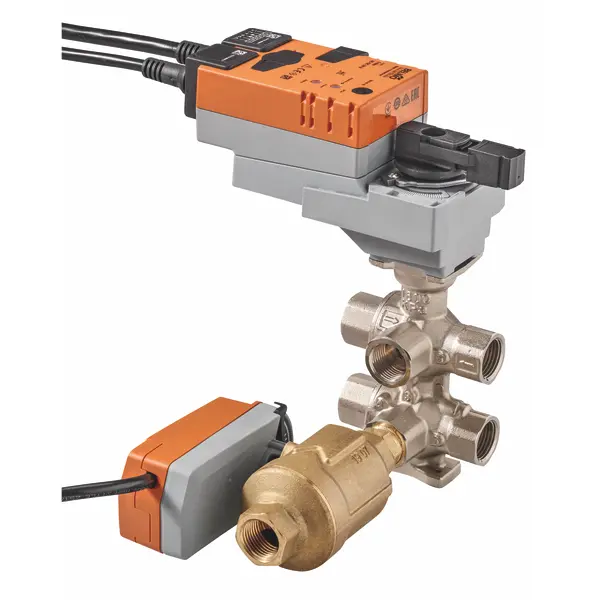 Produktfoto 1 von Belimo C620QPT-G+BAC, PI Zonenventil, 6-Weg, AC/DC 24 V, BACnet MS/TP